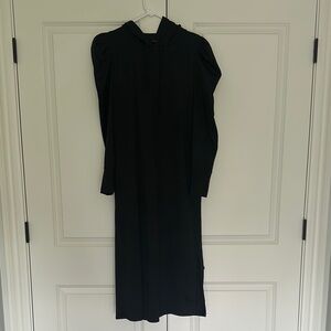 NWOT Who What Wear Black Long Sleeve Hoodie  Dress